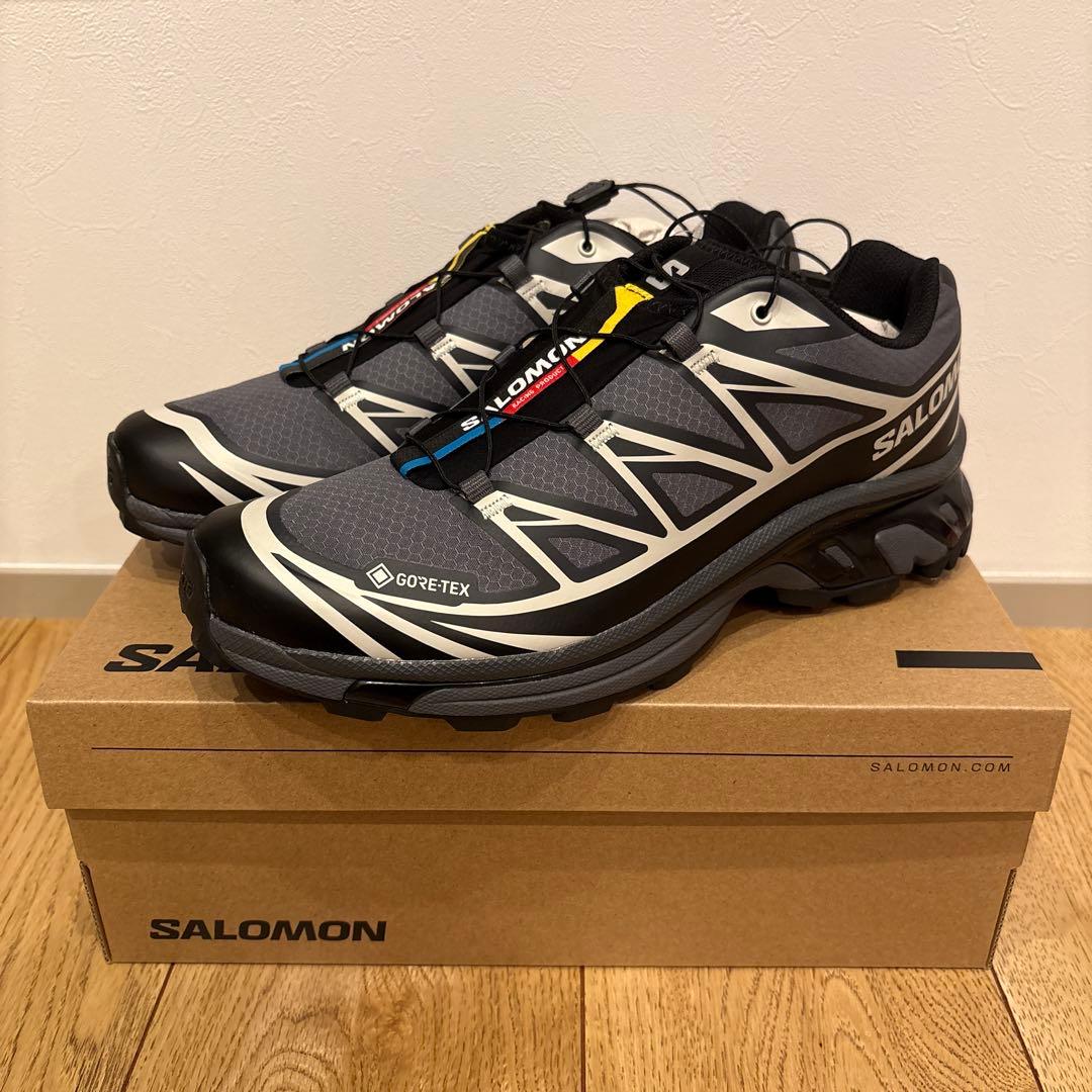 靴 SALOMON XT-6 GTX Black/Ebony/LunarRock