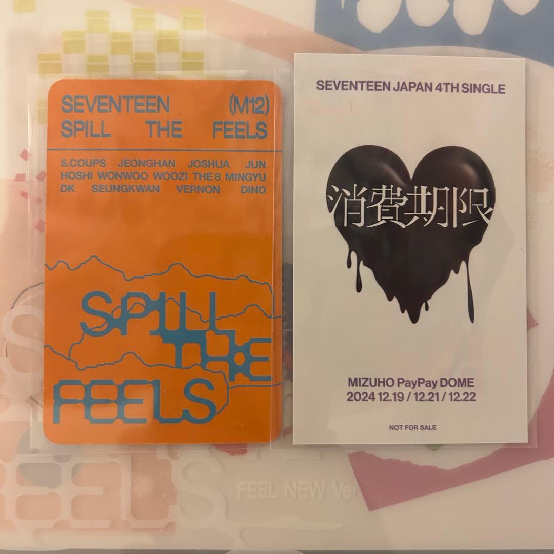 ミンギュ SPILL THE FEELS 消費期限 会場限定 16枚コンプセット