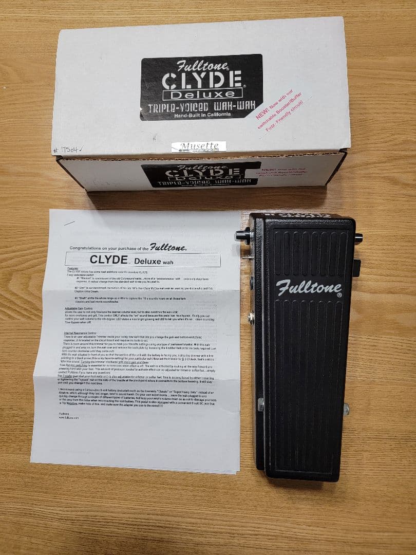 ガ*8様 Fulltone CLYDE WAH DELUXE HERO_SHOT__small_f2393bab-04d4