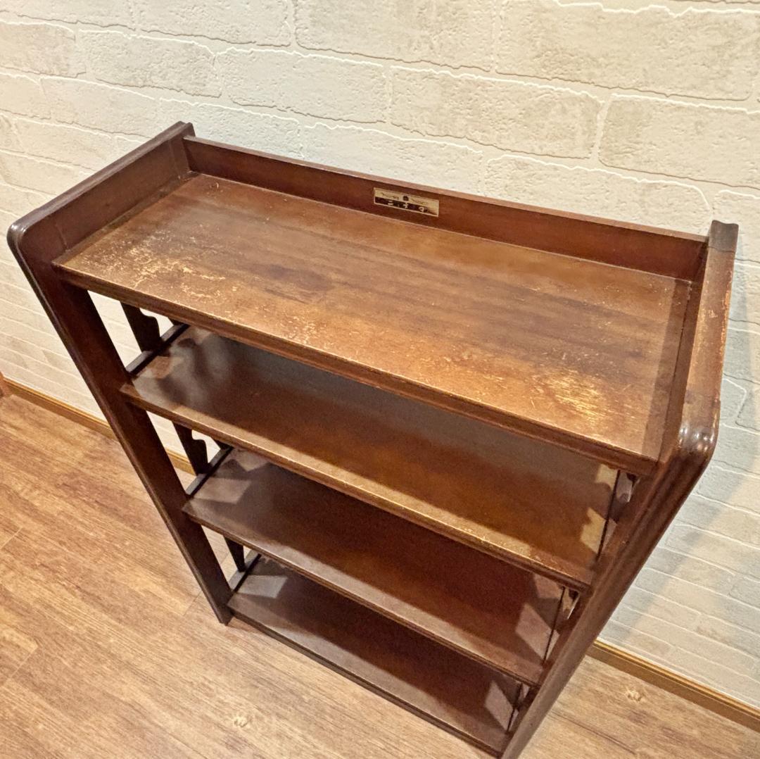 昭和レトロ アンティーク ニイダ製 木製4段ラック www.cosaga.com