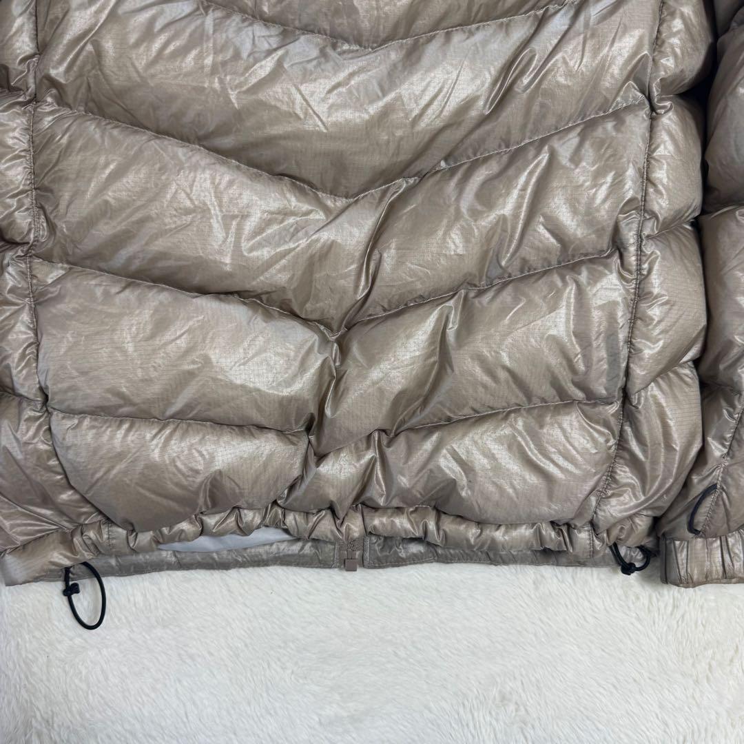 Columbia 00s puffy jacket ベージュLドローコード短丈 - メルカリ