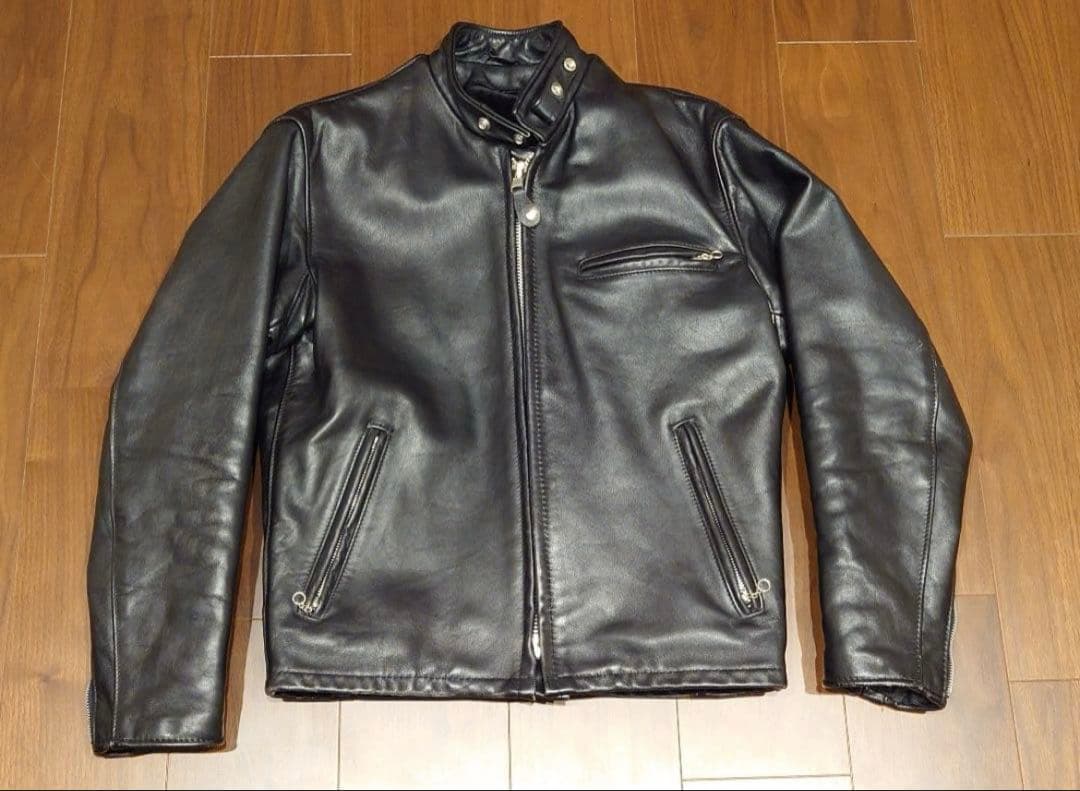 美品　schott641 40インチ　シングルライダース　インナーボア付