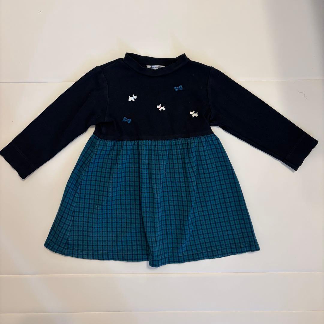 90cm ファミリア familiar ワンピース 現行品 - メルカリ