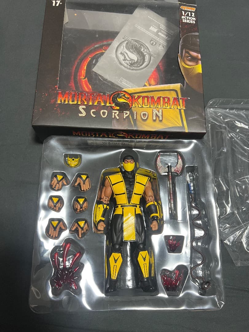 モータルコンバット ストーム コレクタブルズ スコーピオン 1/12 Mortal Kombat 1/12 Scorpion Figure From Storm Collectibles