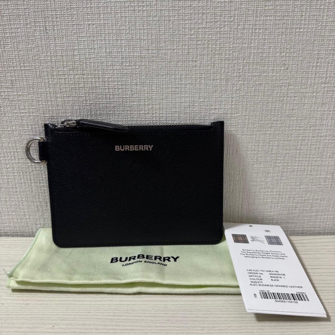 【新品】BURBERRY バーバリー　ケース　アレック　ブラック　小銭入れ