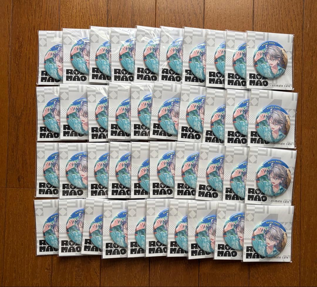 甲斐田晴　アニメイトカフェ　缶バッジ　ろふまお にじさんじ ROF-MAO×アニメイトカフェ メインビジュアル缶バッジ