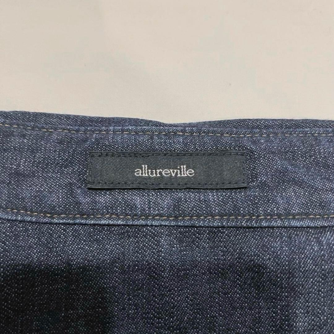 2度着用】allureville アルアバイル デニム シャツ M ダンガリー