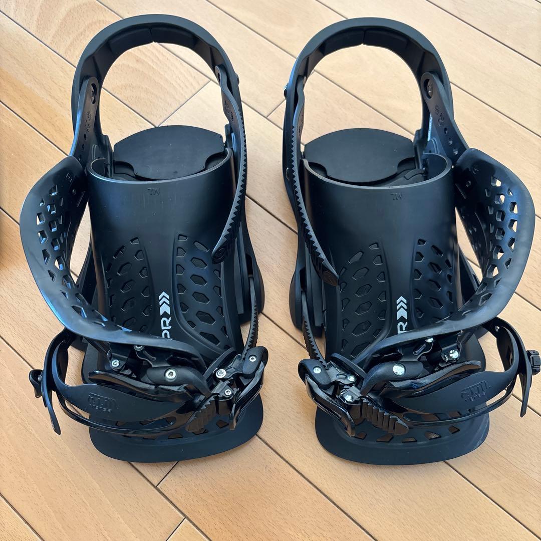 FLUX PR ブラック Mサイズ スノーボードビンディング 使用1回 26_1_f25-bin-402-pr-blk-