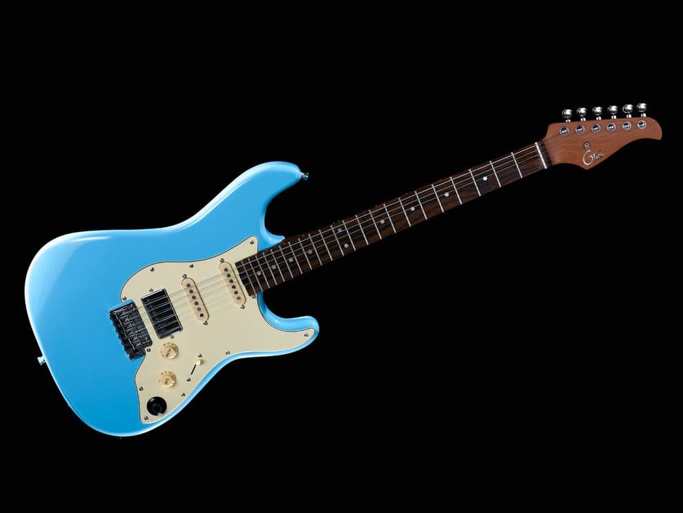 新品未開封 Mooer GTRS S800 ブルー エフェクト内臓 エレキギター