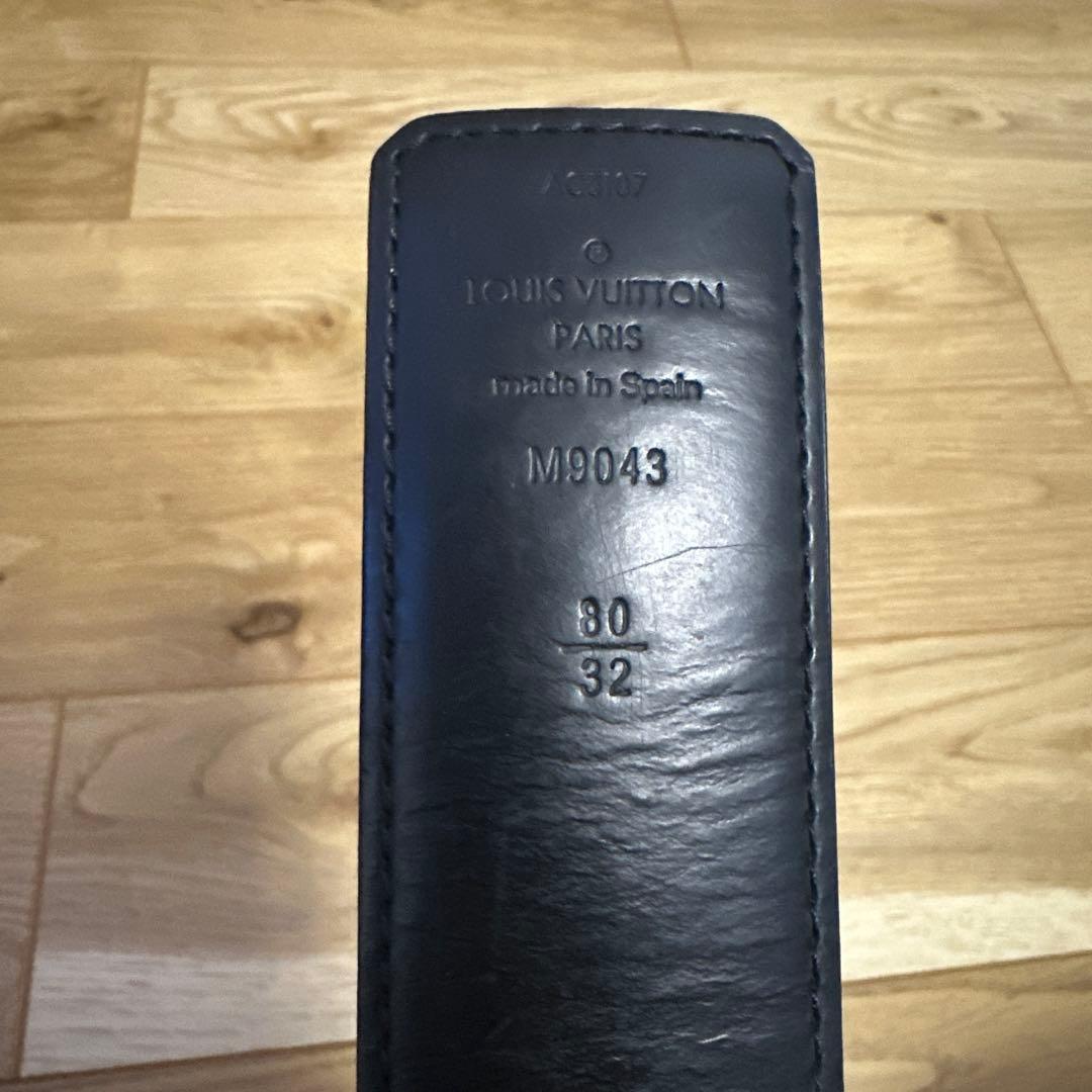 ルイ・ヴィトン ブラック ベルト 80/32 - メルカリ