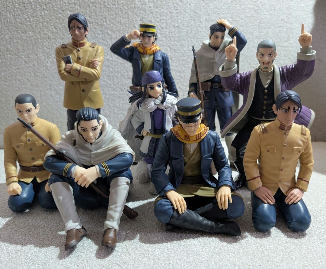 ゴールデンカムイ　フィギュア　9体　ちょこのせ