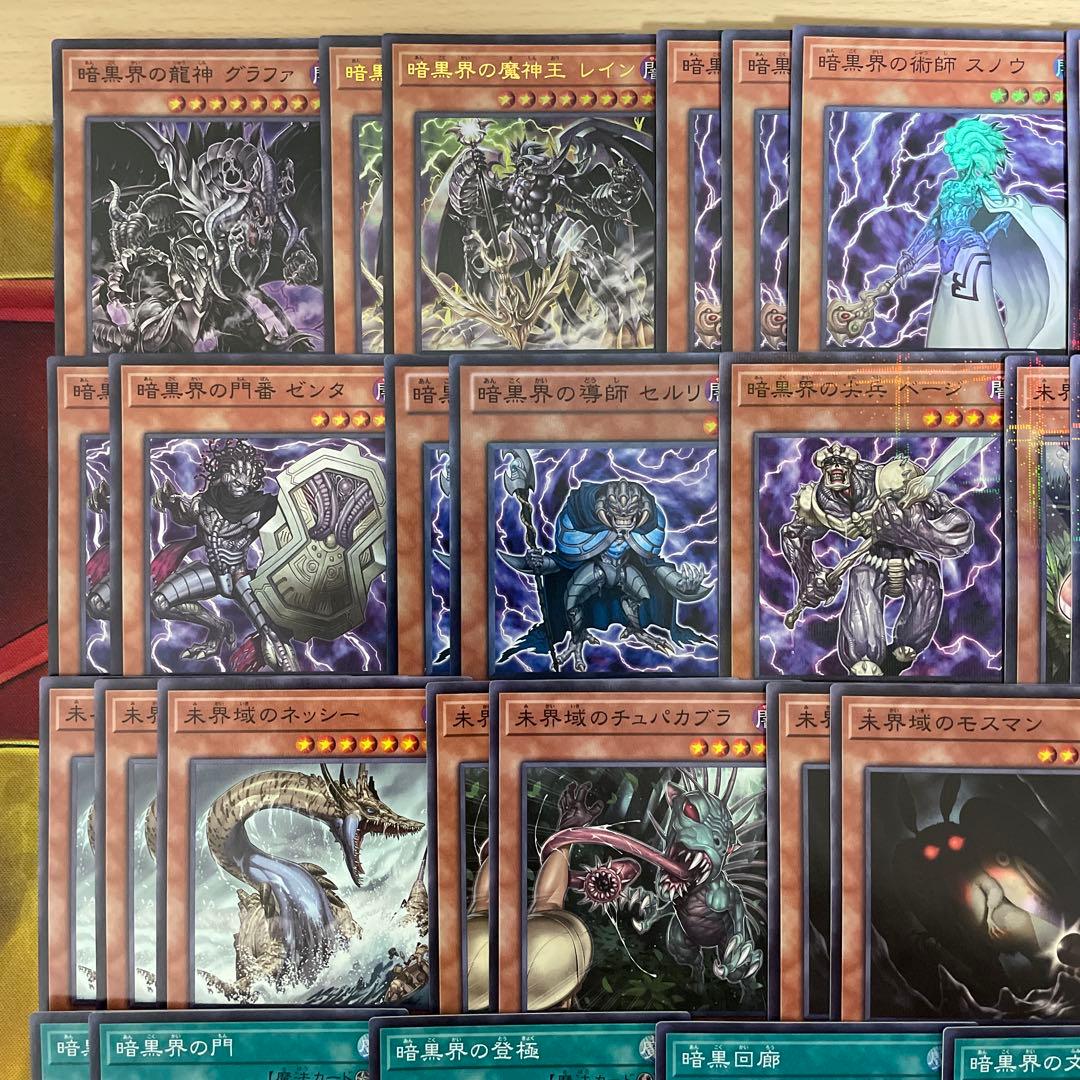 本格構築 未界域暗黒界デッキ スノウ グラファ ビッグフット ネッシー