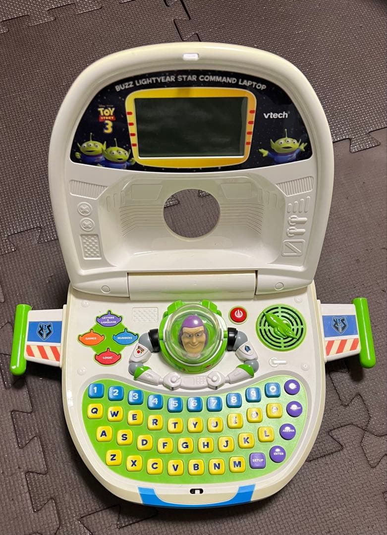✨レア✨vtech バズ・ライトイヤー トイストーリー3 PC パソコンおもちゃ レア 希少 ディズニー トイストーリー パソコン おもちゃ VTech PCの
