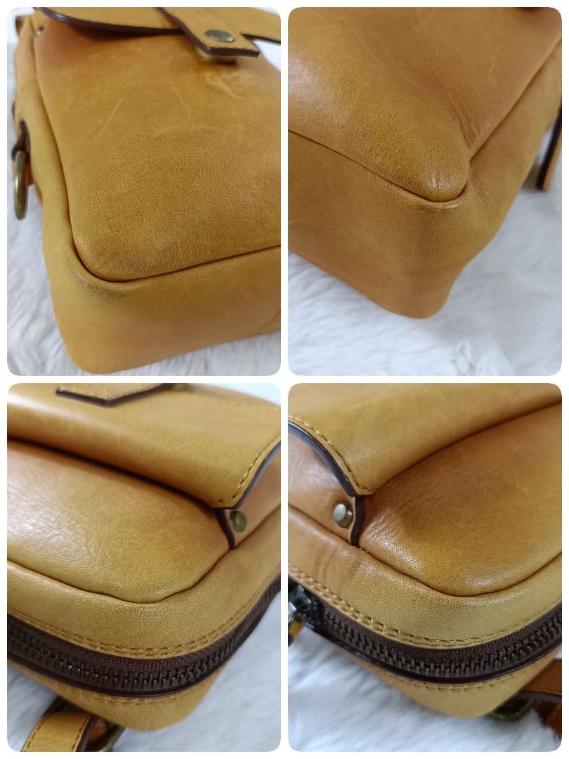 良品✨土屋鞄製造所 ガジェット ビッグポケット ヒップバック オイル