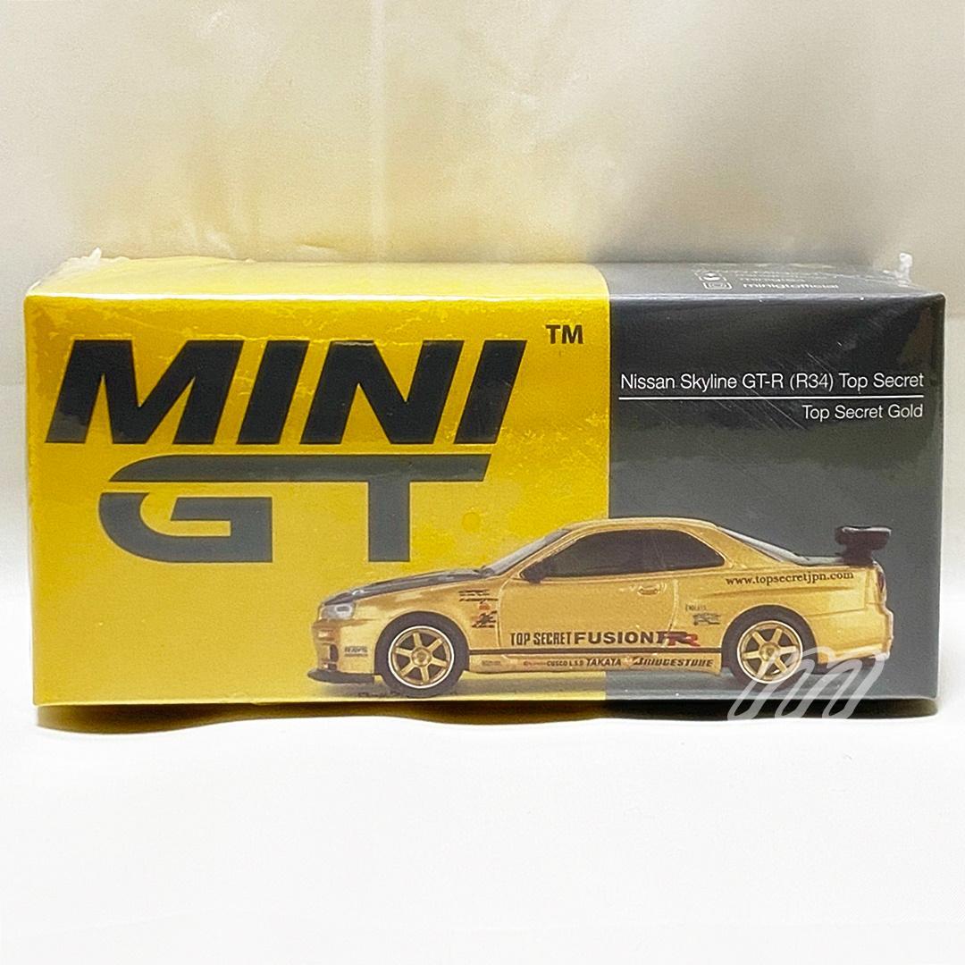 MINI GT スカイライン GT-R R34 Top Secret Gold - メルカリ
