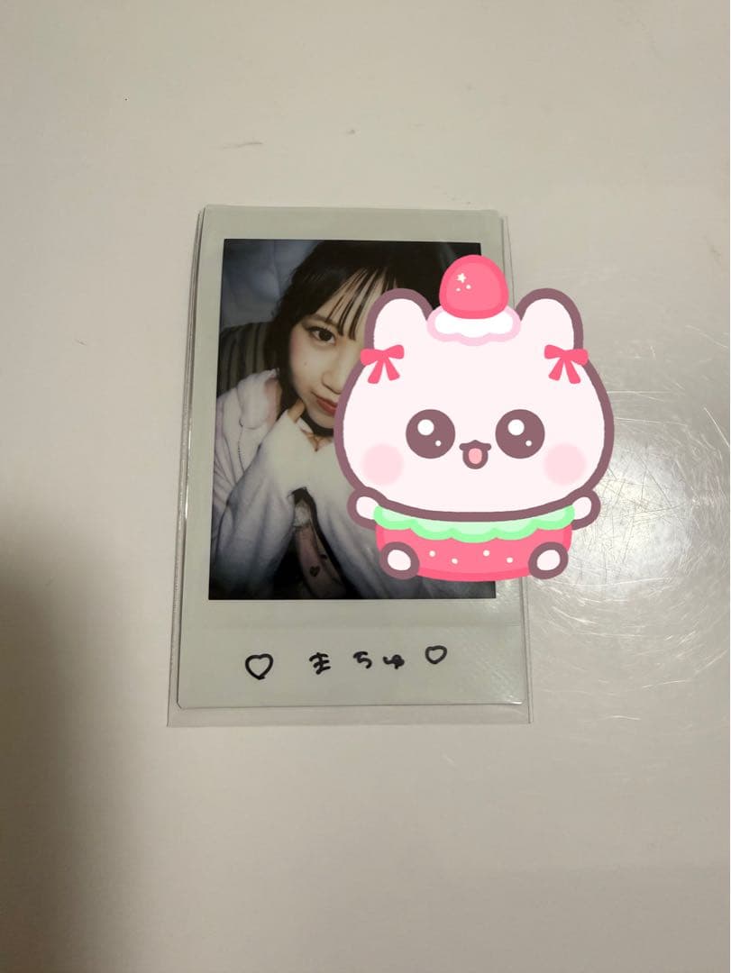 松本かれん　チェキ　サイン　すきくじ 10枚限定 【レア】松本かれん サイン入りチェキ FRUITS ZIPPER 3周年