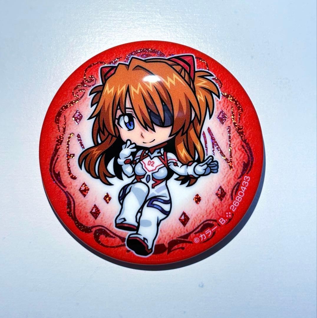 エヴァンゲリオン 式波・アスカ・ラングレー 缶バッジ - メルカリ