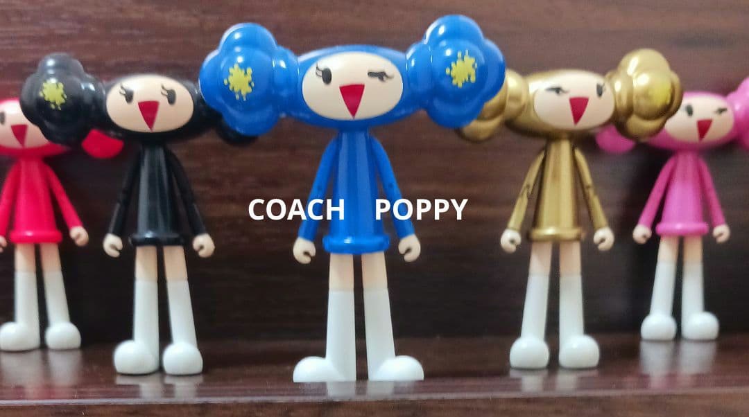 非売品 COACH/コーチ POPPY ポピーちゃん フィギュア 6体セット