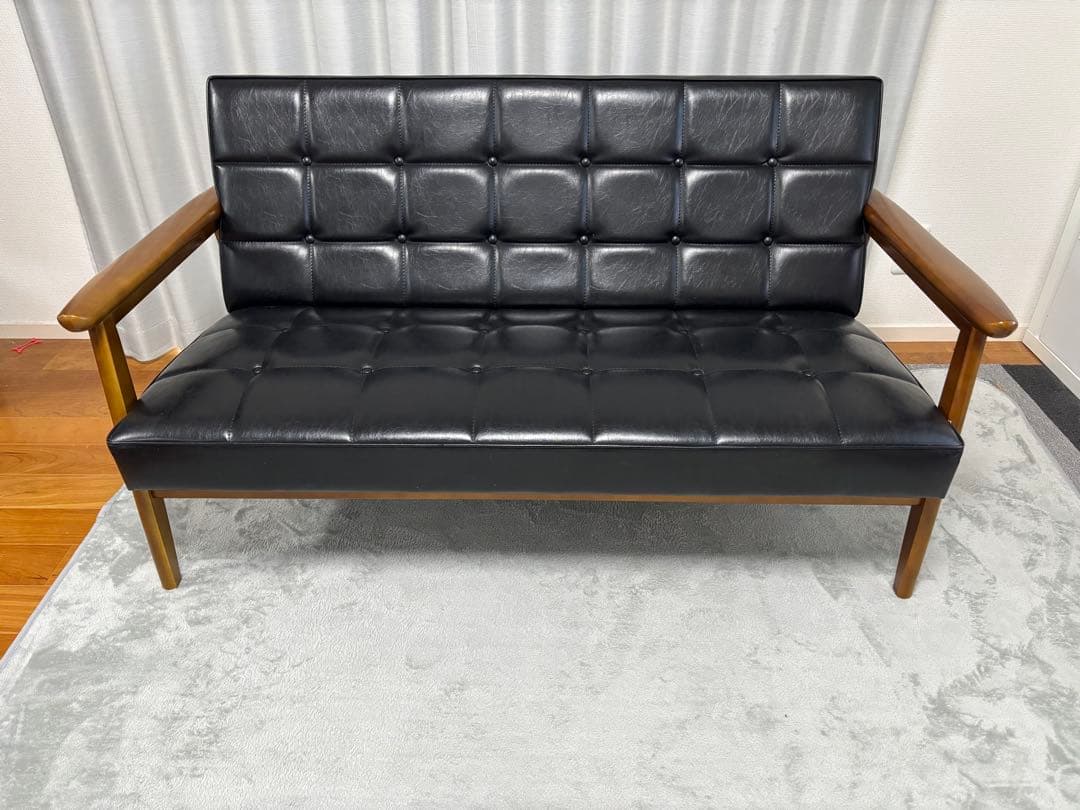 conさん専用　美品　カリモク60 Kチェア 2シーター ウォールナット