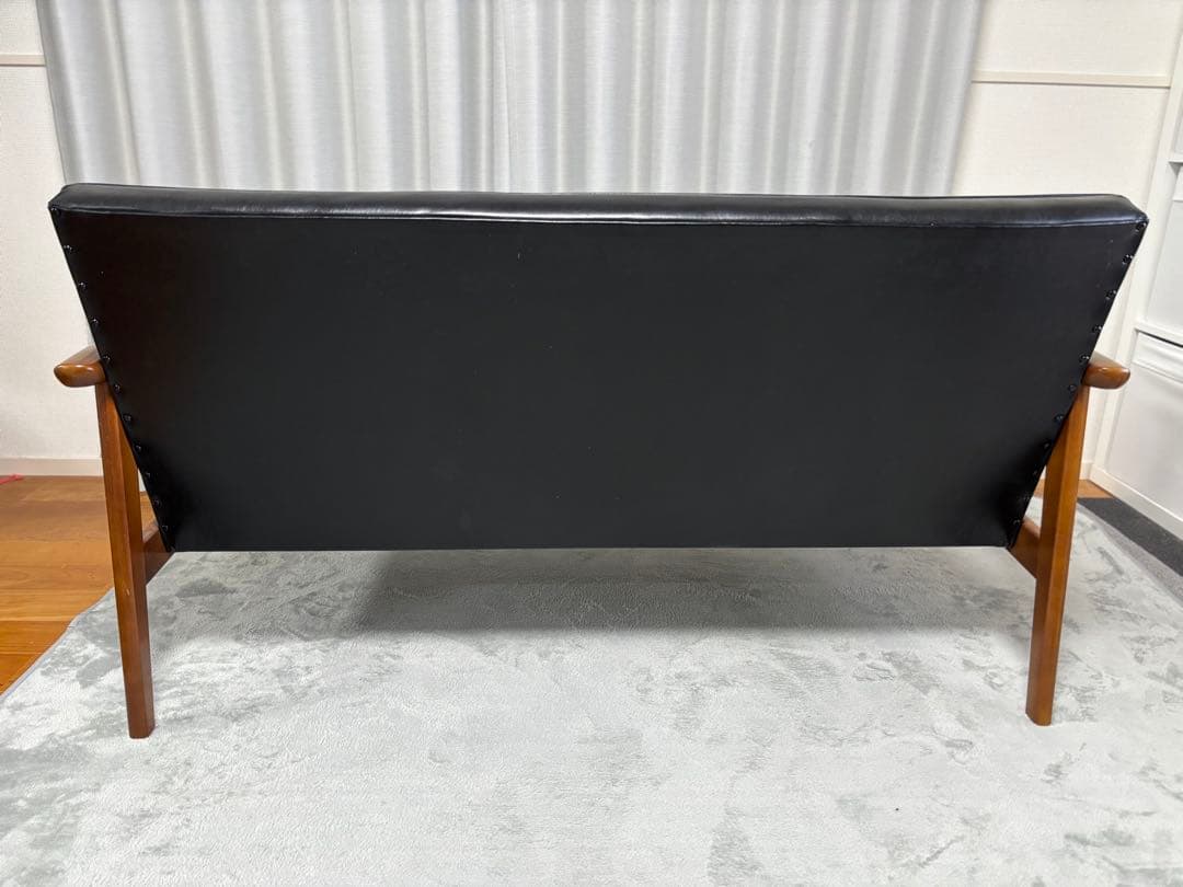 conさん専用 美品 カリモク60 Kチェア 2シーター ウォールナット