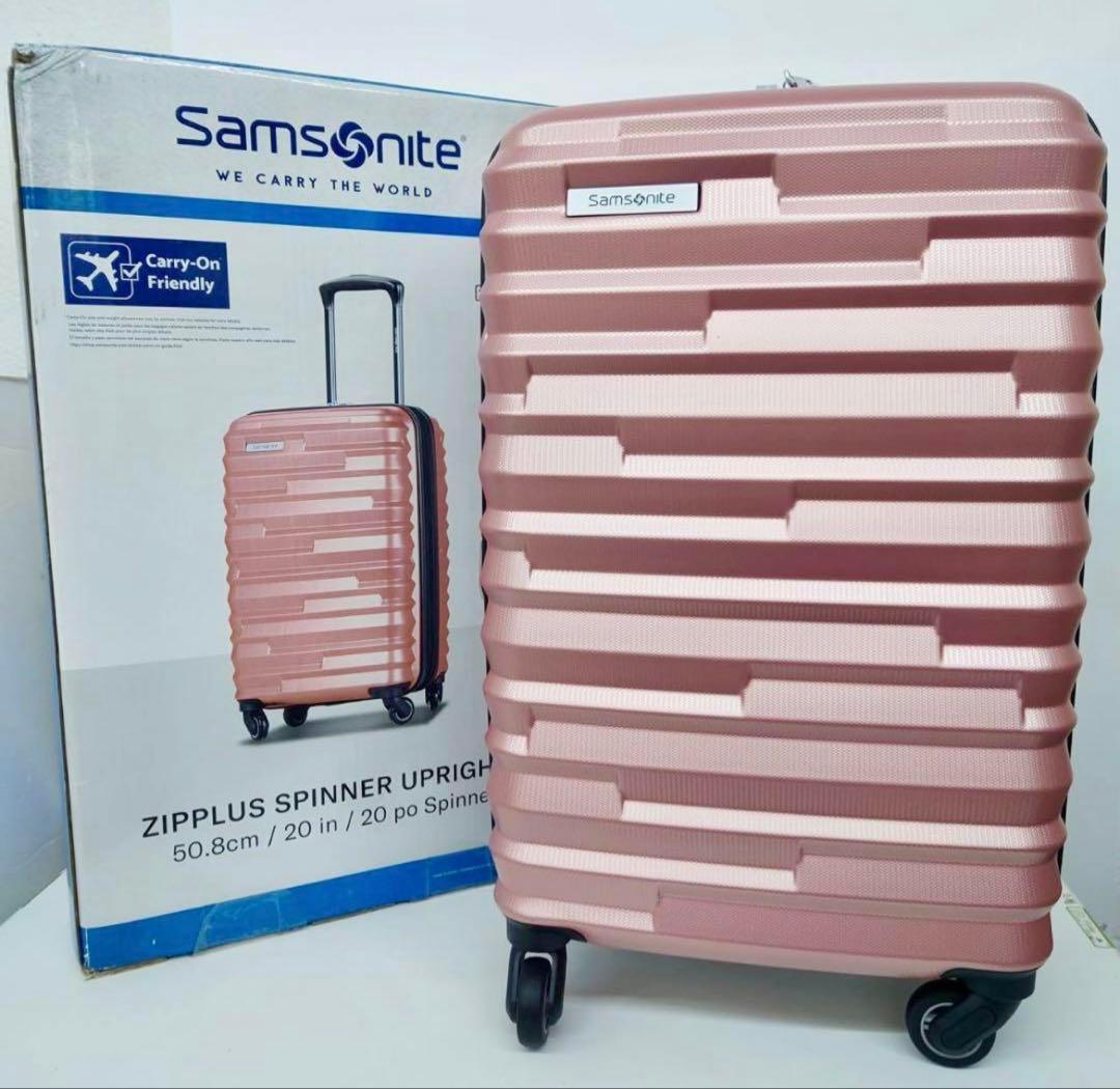 サムソナイト ジッププラス スーツケース 機内持ち込み ピンク