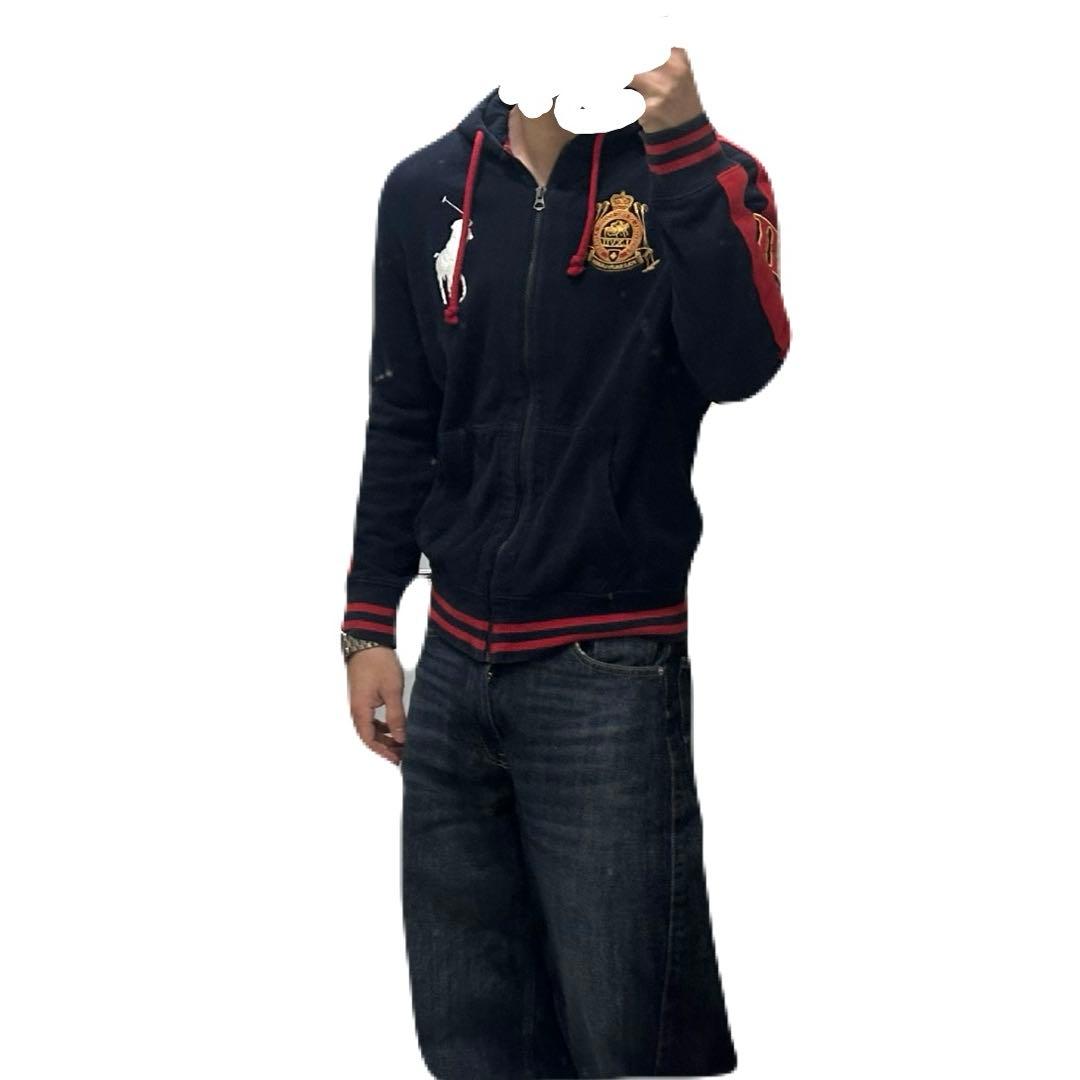 着画あり】ラルフローレン ビックポニー ジップアップパーカー S