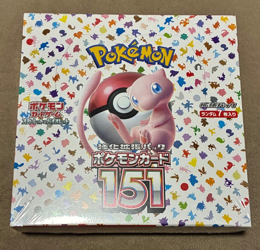 151 ポケモン box シュリンク付き