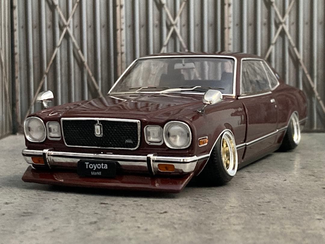 1/24 トヨタ マークⅡ（カスタム品） アオシマが展開する1/24スケールキット「ザ☆チューンドカー」シリーズ