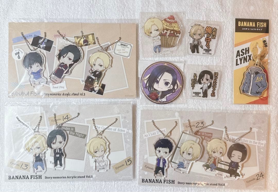 BANANA FISH アクスタ 缶バッジ キーホルダー