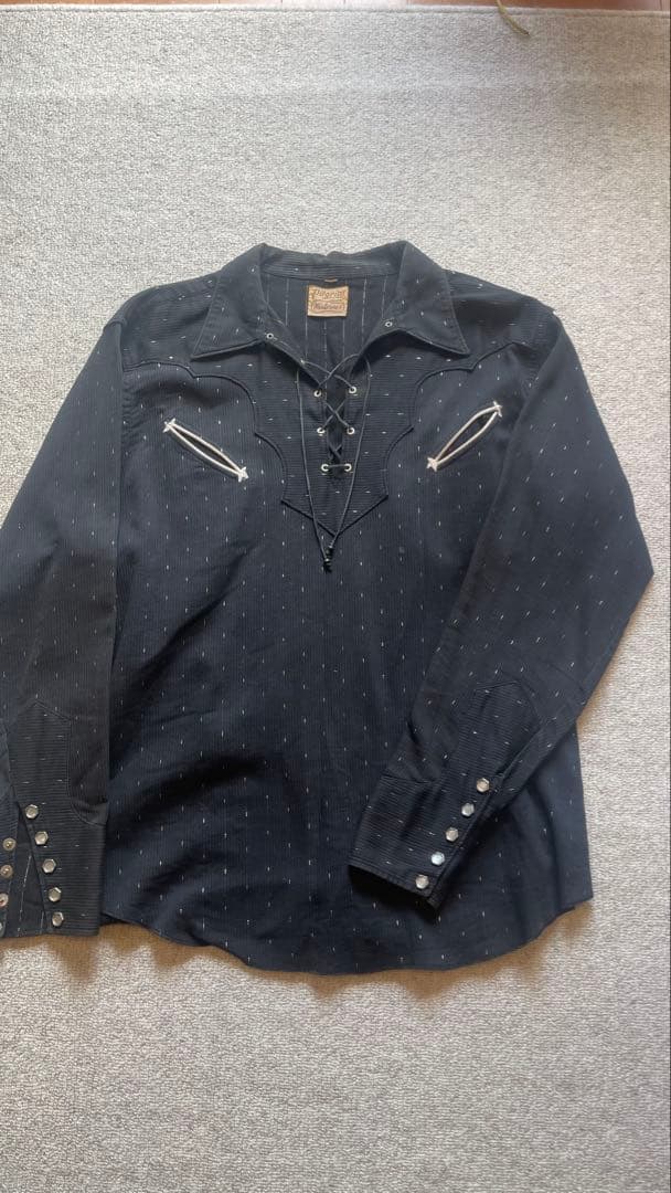 Pilgrim ウエスタンシャツ ブラック