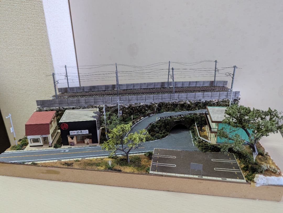 Nゲージ ジオラマ(訳あり品) 即納在庫品 完成品】 Nゲージ アクリル ディスプレイケース ジオラマ