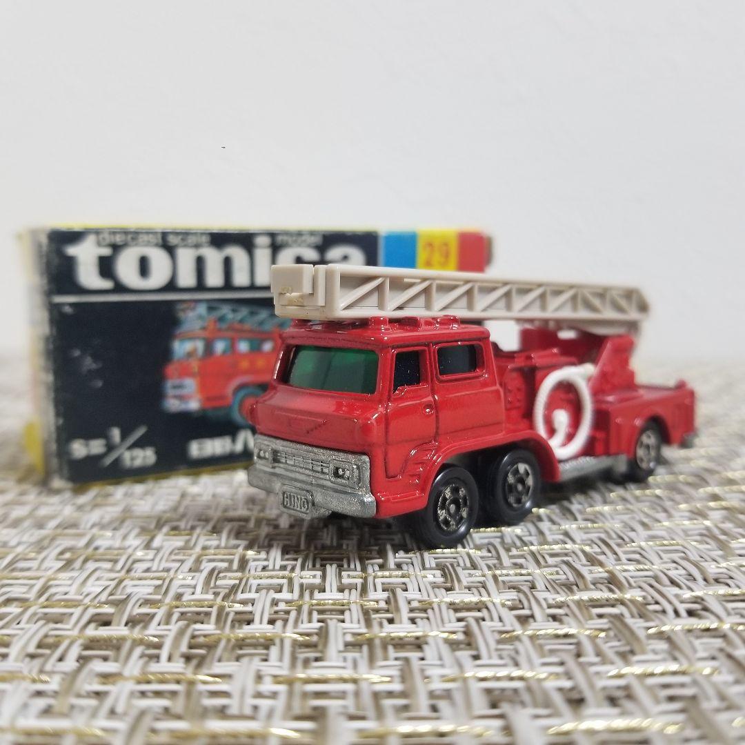 トミカ 黒箱 No.29 日野 ハシゴ 消防車 日本製 - メルカリ