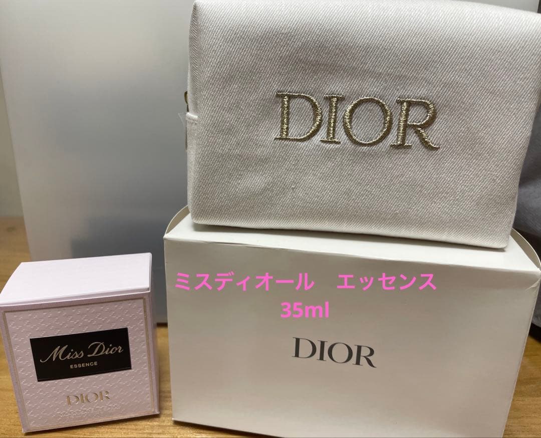 Miss Dior Essence 35ml 25年新作　ポーチ付き ミス ディオール エッセンス パルファン 35ml Dior 香水 レディース