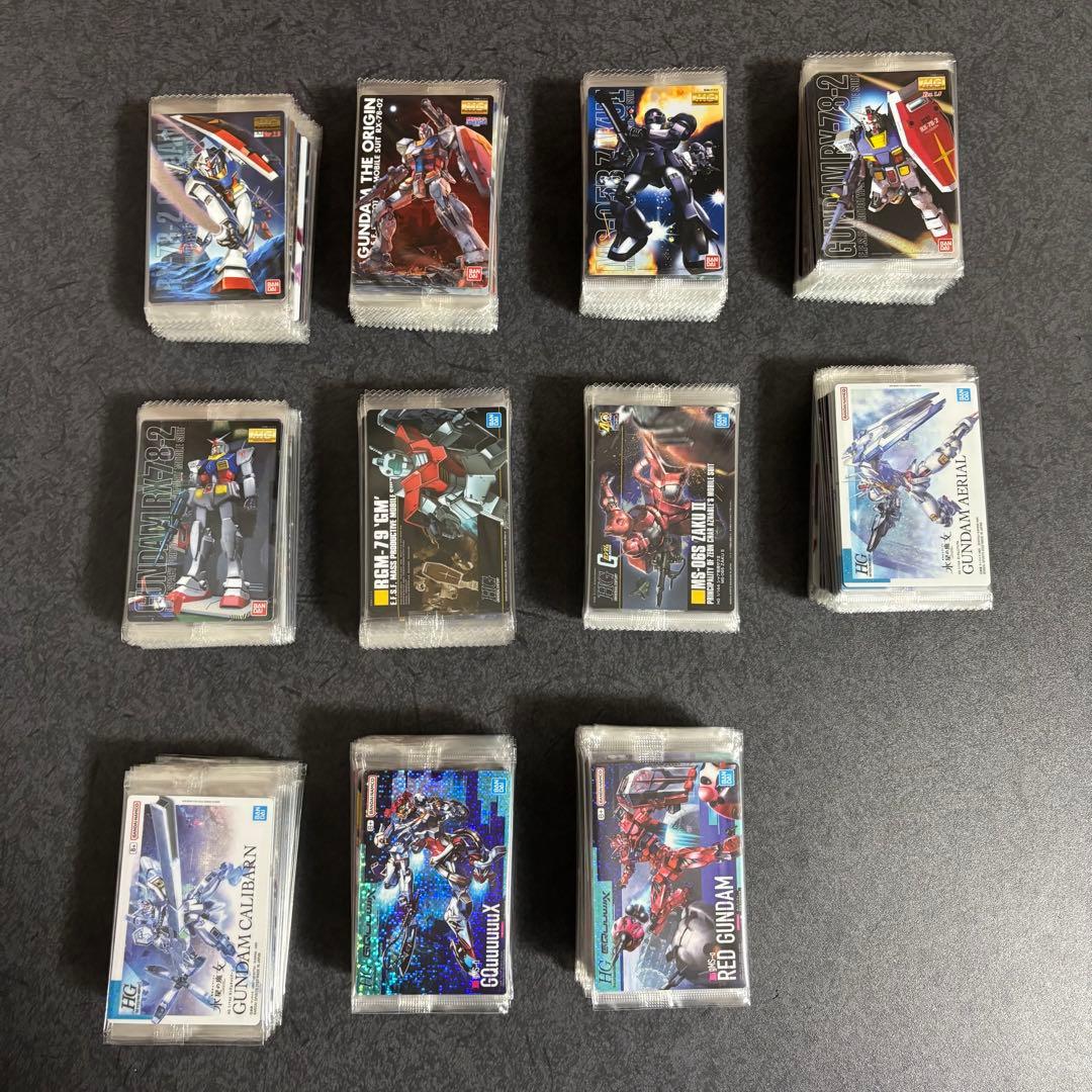 ガンプラ　ガンダム　ウエハース　グミ　カード　第1弾〜第11弾　346種　コンプ ガンプラ ガンダム ウエハース グミ カード 第1弾〜第11弾 346種 コンプ