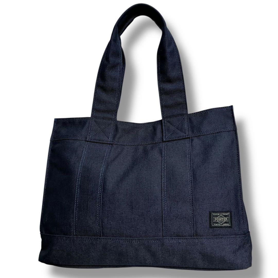 新品同様品 ポーター トートバッグ スモーキー ネイビー L 吉田カバン SMOKY(スモーキー) TOTE BAG(L) | 吉田カバンホームページ | YOSHIDA & Co.