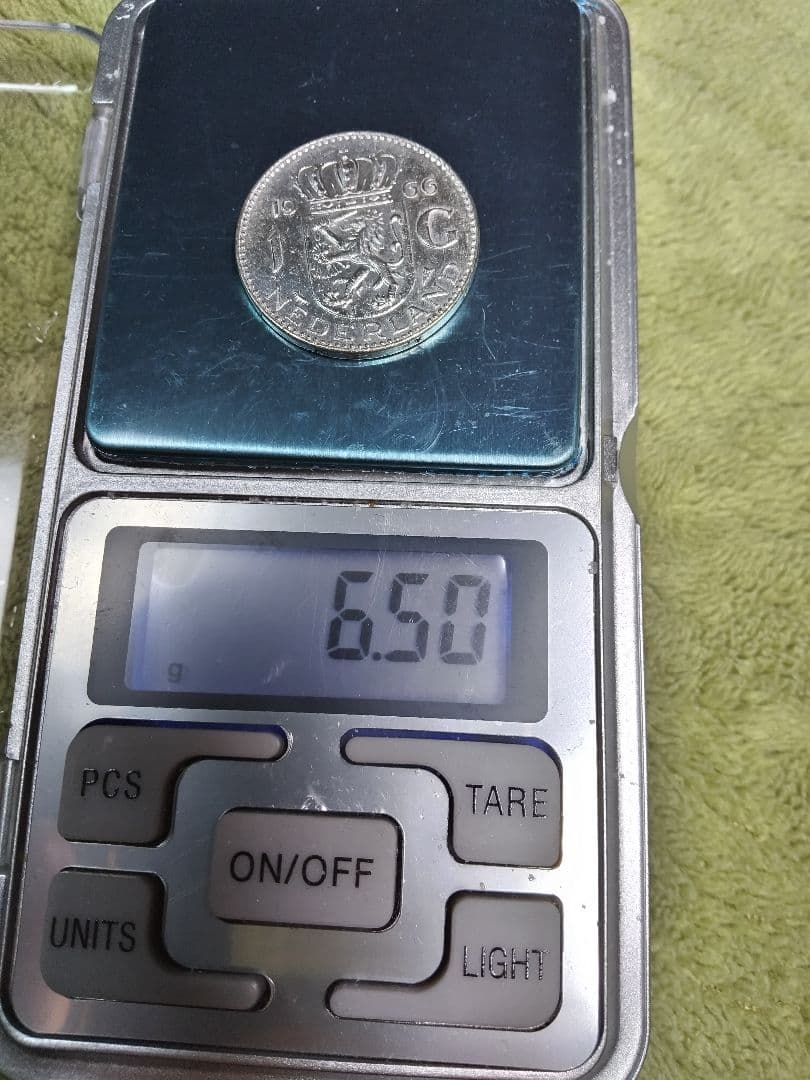 hab025 オランダ 1966年 1G 、2009年 5ユーロ 銀貨 セット