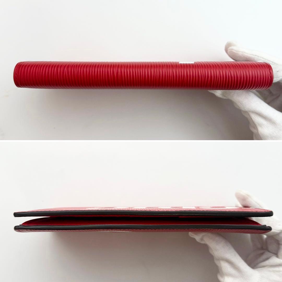 ✨新品級 保証書有✨ルイヴィトン Supreme コラボ 長財布 赤 激レア