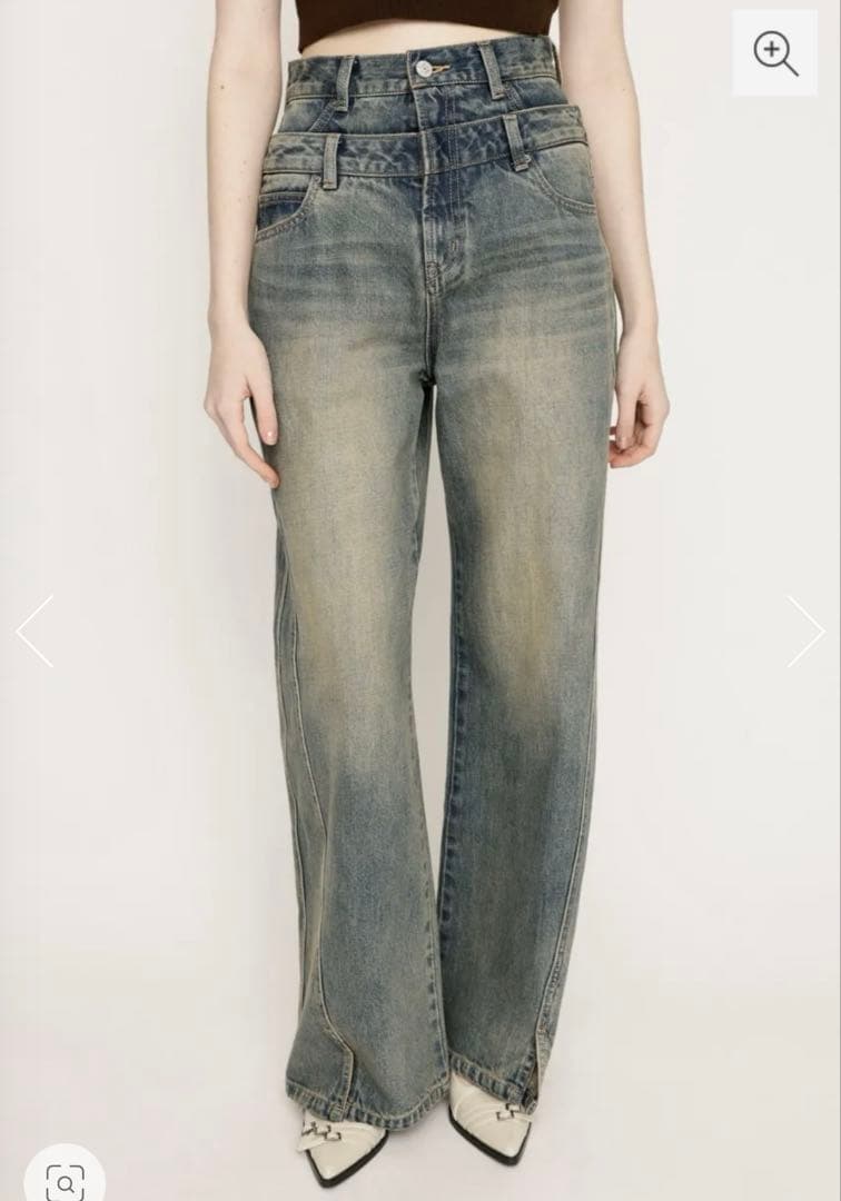 パンツ LAYERED STRAIGHT PT-C SLY（スライ）の「LAYERED STRAIGHT PT-C レイヤード ストレート