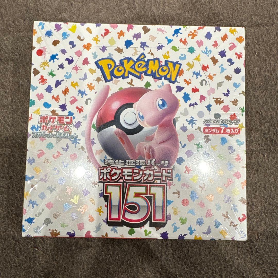 ポケモンカード 151 【シュリンク付き 未開封 BOX】
