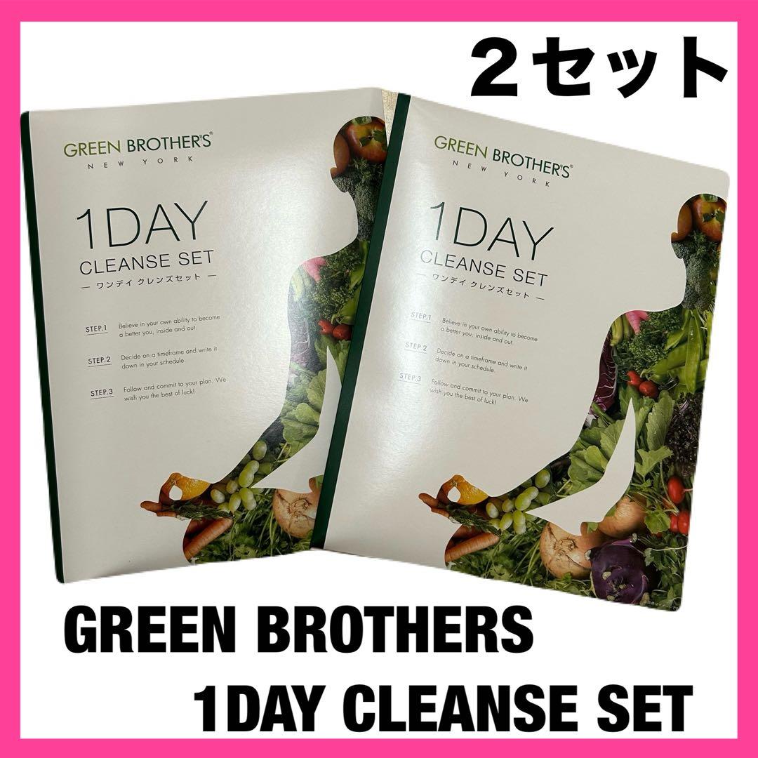 【新品】2セット分 ワンデイクレンズ ファスティング グリーンブラザーズ