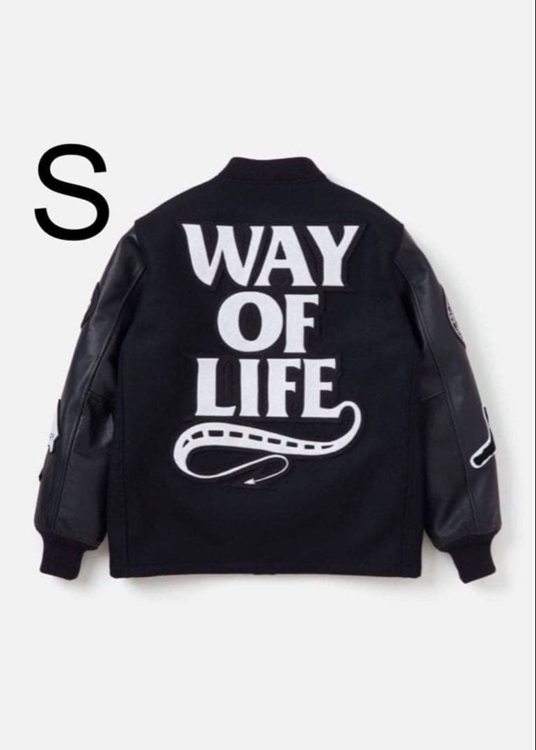 rats neighborhood wtaps レザー×メルトン ジャケット