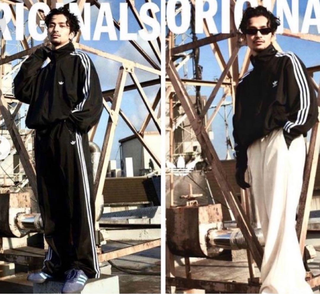 新品◇常田大希着用◇adidas アディダス トラックパンツ - メルカリ