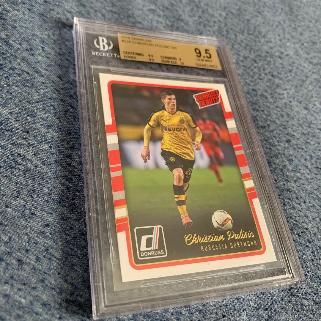 Christian Pulisic RC プリシッチ ルーキーカード　鑑定済み 2016 Panini Black Gold Christian Pulisic ROOKIE AUTO #A-CP PSA 8
