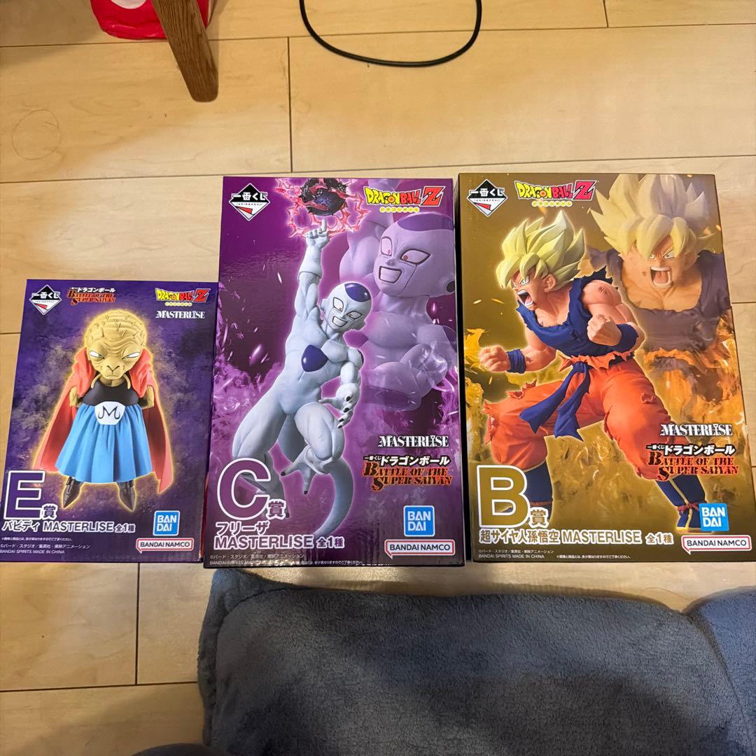ドラゴンボール 一番くじB C E賞3体オマケ付BATTLE OF SAIYAN