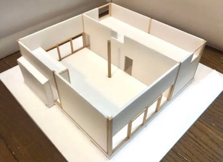 篠原一男 白の家 1/50白模型 - メルカリ