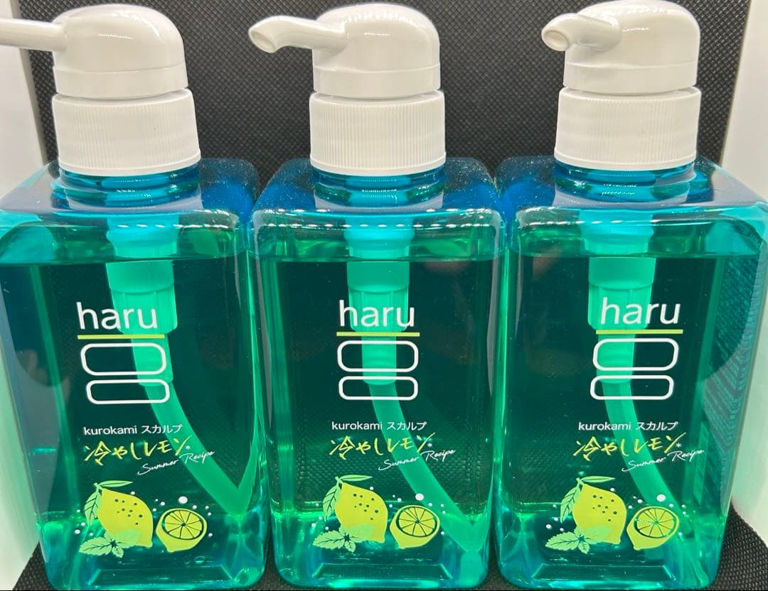 haru kurokami スカルプ サマーレシピ 400ml×3点セット