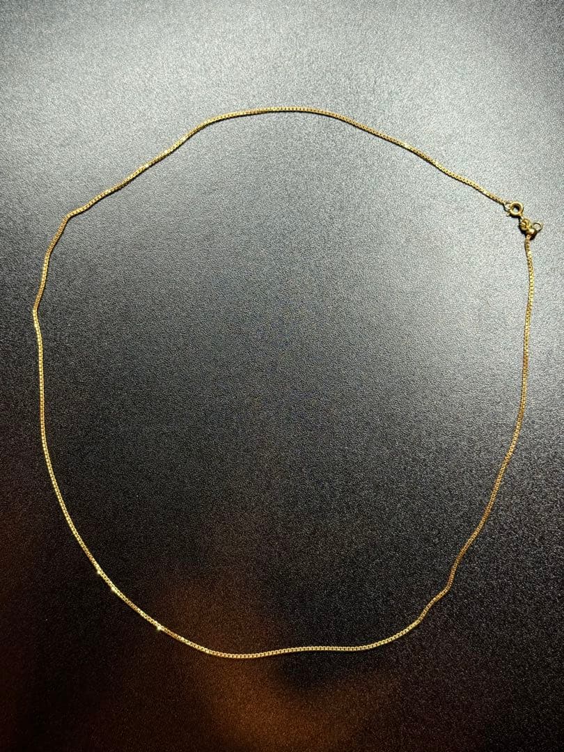 K18(18金/Au750) ネックレス 5g 長さMax55cm(調整可能)