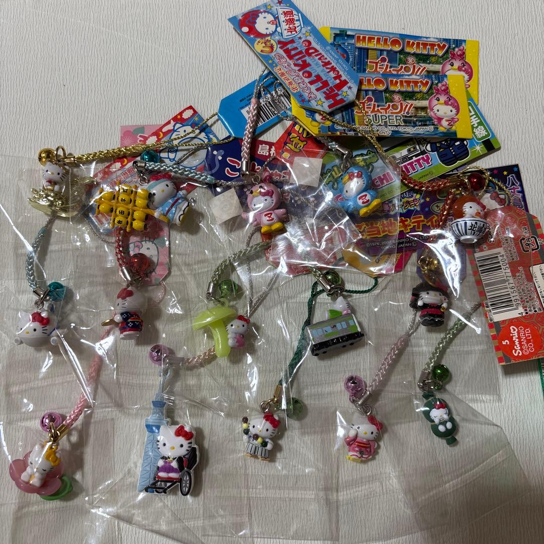 ご当地キティストラップ 15個セット