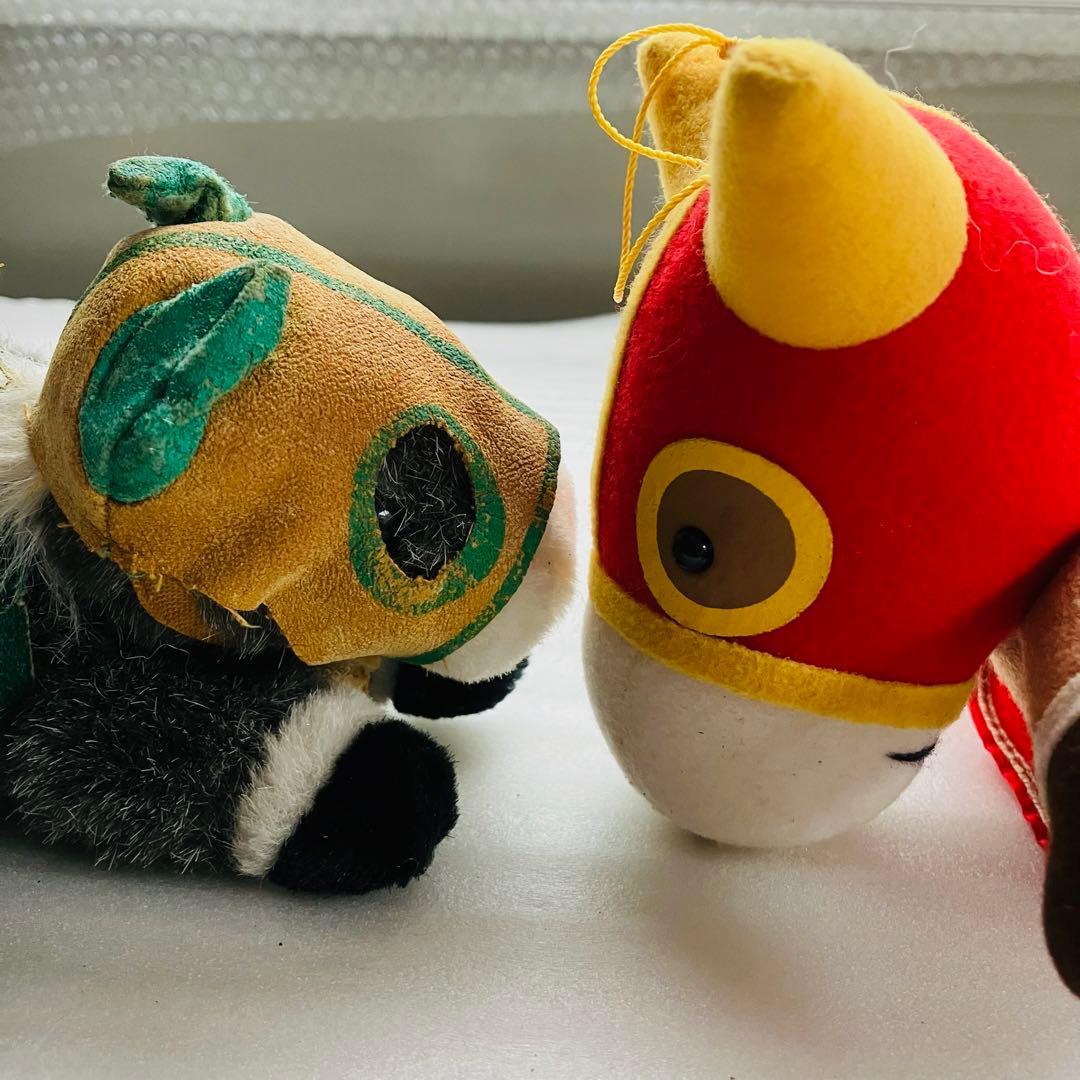 当時物／レトロ レア オグリキャップ ぬいぐるみ 2個セット - メルカリ