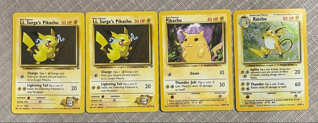 ポケモンカード初版英語版旧裏